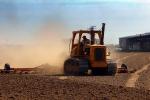 Plowing, plow, dust, field, dirt, Caterpillar Tractor, soil, FMND03_162