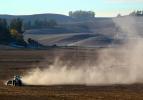 Tractor, plowing, tilling, dust, dusty, FMND03_218