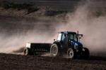 Tractor, plowing, tilling, dust, dusty, FMND03_223