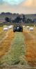 Tractor, baling hay, rolls, dust, dusty, New Holland T5070, FMND03_231
