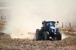 Tractor, Tilling, Plowing, Dust, Summer, FMND03_246