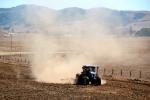 Tractor, Tilling, Plowing, Dust, Summer, FMND03_247