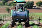 Tractor, Farmfield, dust, Capay Valley, Yolo County, California, FMND03_299
