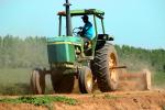 Tractor, Farmfield, dust, Esparta, Yolo County, California, FMND04_037