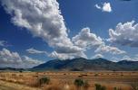 Hay Bales, Cumulus Cluds, Pavant Range, near Scipio, FMND04_101