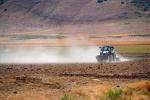 Farm Tractor, Dust, Pavant Range, near Scipio, FMND04_103