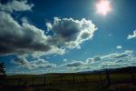Cumulus Clouds, Sun, Burklyn, Burke, Vermont, FMNV01P02_08.0947