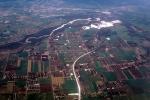 Canal, Aqueduct,  California, patchwork, checkerboard patterns, farmfields, FMNV01P07_13