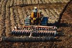 Harrow Disc Plow, Plowing, Tilling, Tractor, Rototill, Rotary-Till, Farmer, near Sacramento, California, USA, Dirt, soil, FMNV02P02_19.0839