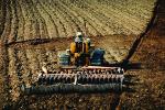 Harrow Disc Plow, Plowing, Tilling, Tractor, Rototill, Rotary-Till, Farmer, near Sacramento, California, USA, Dirt, soil, FMNV02P03_01.0839