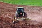 Tractor and Plow, Plowing, Farmer, Dust, Field, Dirt, soil, FMNV02P08_12