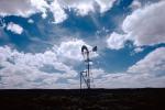 Eclipse Windmill, Irrigation, mechanical power, pump, cumulus clouds, FMNV02P08_16.0948