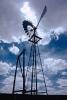 Eclipse Windmill, Irrigation, mechanical power, pump, cumulus clouds, FMNV02P08_19.0948