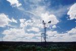Eclipse Windmill, Irrigation, mechanical power, pump, cumulus clouds, FMNV02P09_02