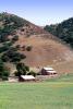 Barn, buildings, trees, Fields, Wind Mill, fences, hills, mountains, FMNV02P12_05