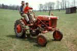 Father and Son, Farmall Tractor, 1950s