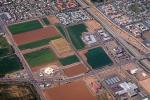 Phoenix, Arizona, patchwork, checkerboard patterns, farmfields, Dirt, soil, FMNV04P12_19.0950