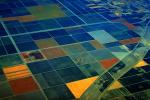 Central Valley, California, patchwork, checkerboard patterns, farmfields, FMNV04P13_14C.0950
