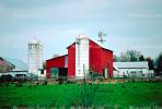 Barn, Silo, Eclipse Windmill, Irrigation, mechanical power, pump, outdoors, outside, exterior, rural, building, architecture, structure