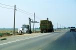 Hay Bales, Tractor, Forklift, Highway-33, City of Newman, Stanislaus County