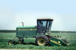 Hay Swather, Cutter, Harvest, John Deere, 4890 Self-Propelled Windrower, Self Propelled, Rotary Cutter, combine, Windrower