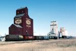 Grain Silo, building, Alberta Province, Canada, FMNV08P06_12