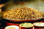 Roasted Beans, plate, mound, Tehran, Iran, FPRV01P05_14.0951