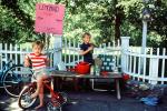 Lemonade Stand, Boys selling drinks, Capitilism, Tricycle, Americana, FPRV02P09_14