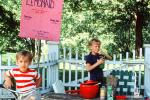 Lemonade Stand, Boys selling drinks, Capitilism, Tricycle, Americana, FPRV02P09_14B
