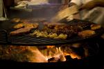 BBQ, Barbecue, Flame, Meat, Cooking, Steak, sizzling steak, hibachi, FRBD02_023