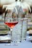 Rose Wine, glass, table setting, FRBD02_156