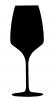 Wine Glass Silhouette, FRBD02_156M