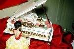 Grand Piano, Woman, Keyboard, keys, doll