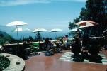 Nepenthe Restaurant, view, coast, parasol, Big Sur, Pacific Ocean, FRBV01P08_15