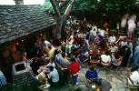 Crowded Restaurant, outdoors, exterior, FRBV02P11_01