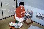 Woman, Chop Sticks, Japanese Food, 1950s, FRBV04P08_09