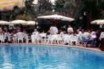 Poolside, Outdoor Cafe, table, people, parasol, umbrella, FRBV04P14_13