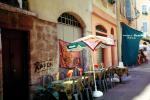 Outdoor Cafe, empty, table, parasol, umbrella, FRBV04P15_06