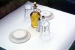 Empty Table Setting, Glass, Oil, Salt, Pepper, Table Cloth, Boca Raton, FRBV08P06_15