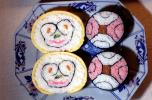 Sushi, Maki, Smiling Face, Happy, Smiley, Pareidolia