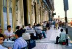 Sidewalk Cafe, near Hotel Alexandria, June 1980, 1980s, FRBV09P01_05