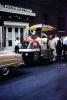 Hot Dog Scooter, Three-Wheeler, Provincetown, Tri-wheeler, 3-Wheeler, Minicar, parasol, umbrella, microcar, August 1961, 1960s