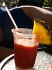 Pineapple Smoothie, Fruit Drink, straw, full glass, FTBD01_014