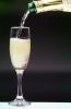 sparkling wine, Champagne, bottle, pouring, bubbles, glass, FTBV01P01_05