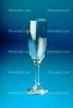single Champagne Glass, empty, FTBV01P03_19.0952
