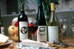 Wine Bottles, Brie, Cheese, Corkscrew, corker, bottle opener, cork, fruit bowl, FTBV01P05_13