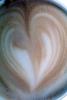 Latte, Milk Froth, Foam, texture, art, Heart Shape