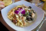 Shrimp, Pasta, Dish, Flower, Seafood, FTCD01_009