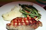 Steak, Meat, well done, Mashed potato, Green Beans, FTCV01P05_06