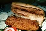 fried fish sandwich, seafood, bun, bread, FTCV01P08_08